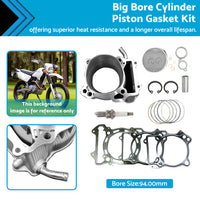 {{ 434cc Big Bore Cylinder Piston Gasket Kit Suitable For Suzuki DR-Z 400 2000-2021 }} - Buy Car Parts Online at {{ Kaka Auto Parts }}.