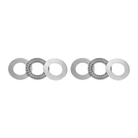 Thrust Needle Roller Bearing AXK2035 with AS2035 Washer 20mm x 35mm x 2mm 10PCS