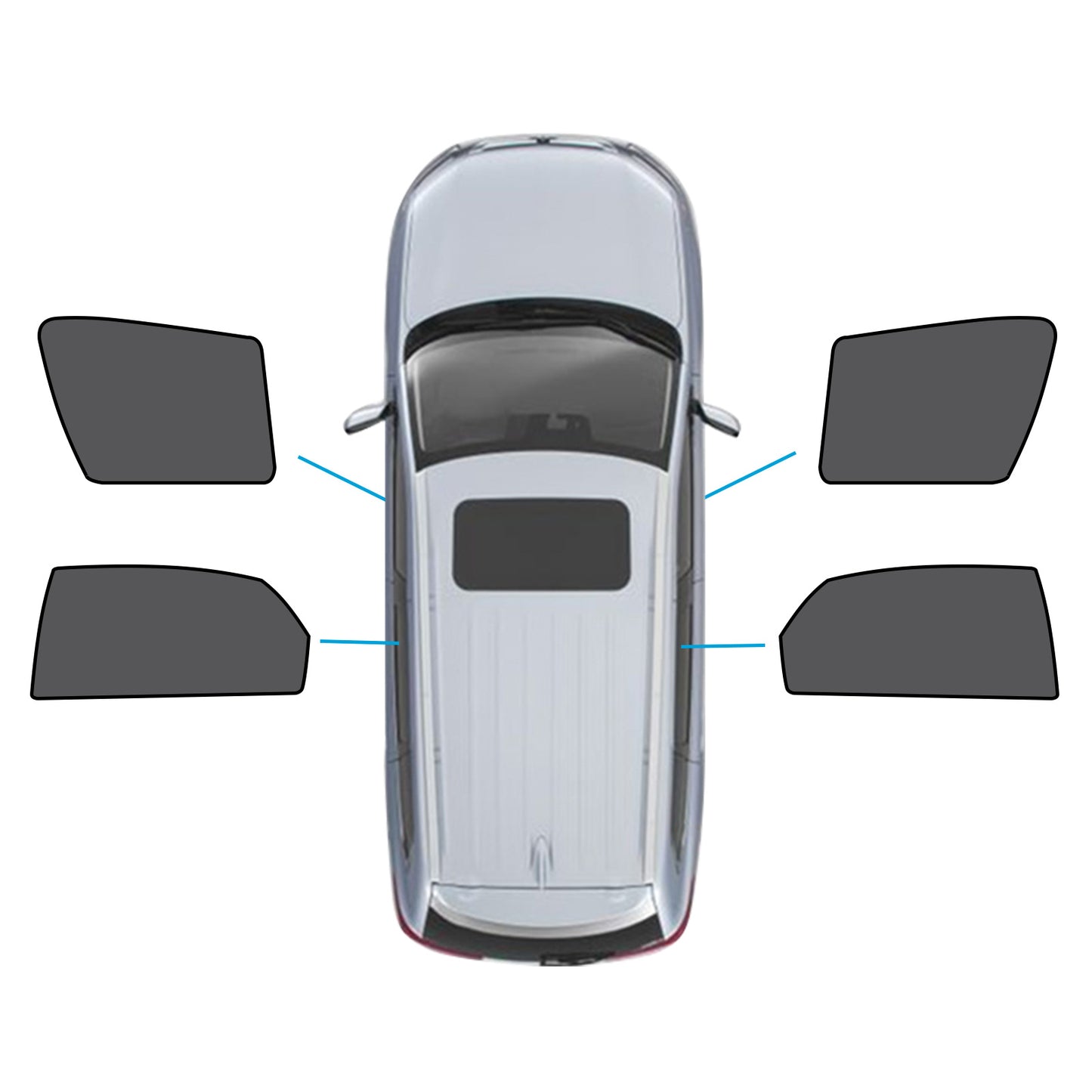 {{ Car Window Magnetic Mesh Sun Blind Shades Suitable for Lexus NX Series 14-21 }} - Buy Car Parts Online at {{ Kaka Auto Parts }}.