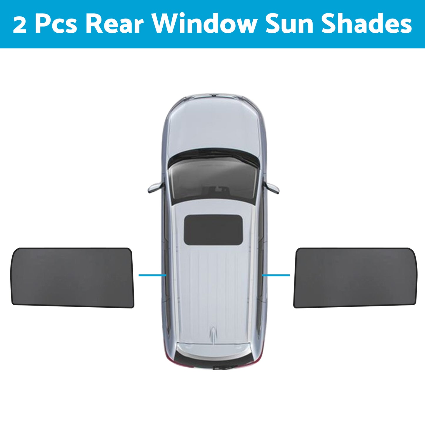 Front & Rear Port Window Magnetic Sun Shade Suitable For Kia Carnival KA4 2020-2023