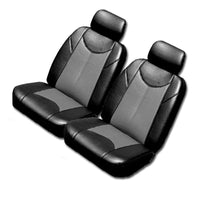 {{ Leather Look Seat Covers Grey Suitable For Mazda BT-50 Single Cab 2011-2020 }} - Buy Car Parts Online at {{ Kaka Auto Parts }}.