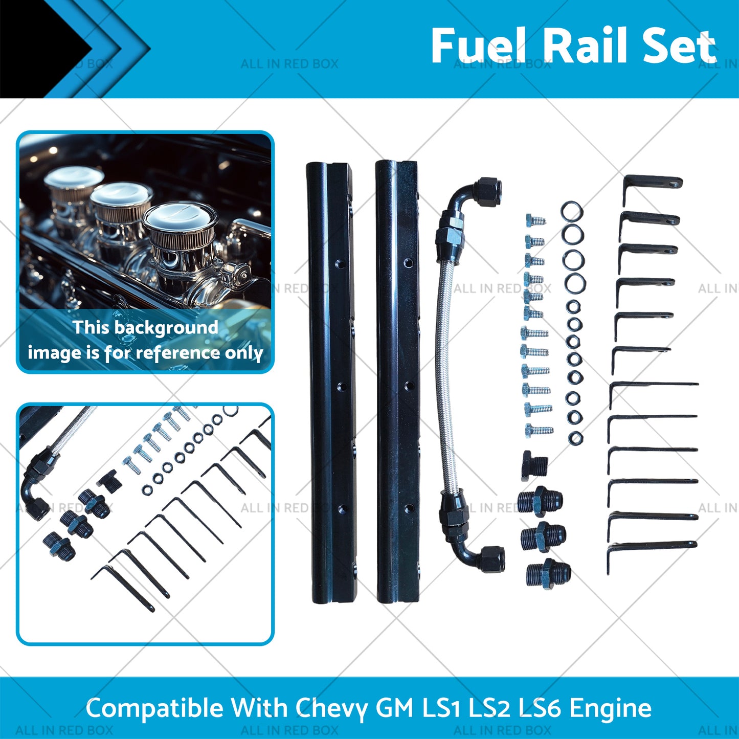 {{ Intake Manifolds Fuel Rail Set Suitable for Chevy GM LS1 LS2 LS6 Engine }} - Buy Car Parts Online at {{ Kaka Auto Parts }}.