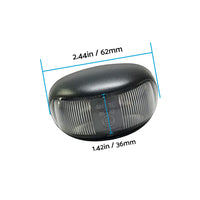 {{ 2 LED Clearance Lights Side Marker Lamp Red Amber Trailer Truck 12V 24V 2.4 W }} - Buy Car Parts Online at {{ Kaka Auto Parts }}.