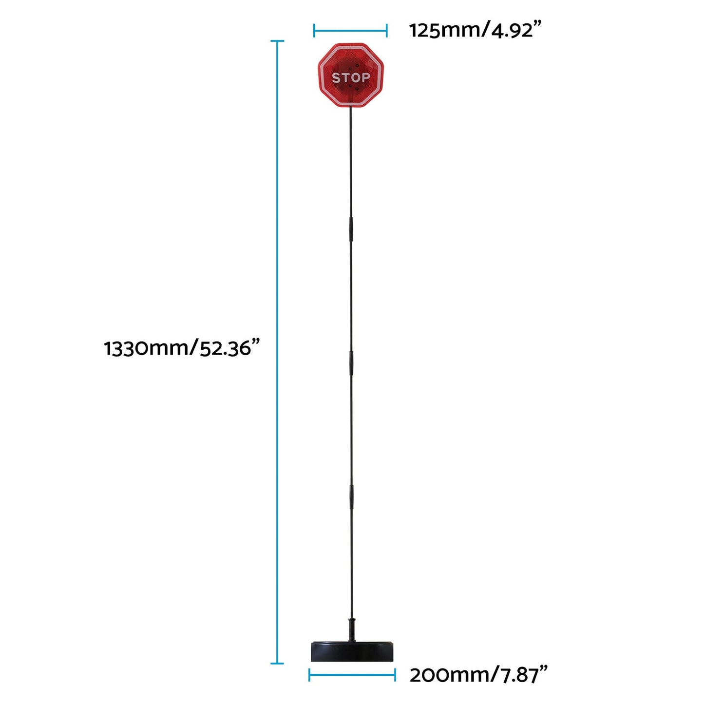 LED Garage Parking Sensor Stop Sign Smart Parking Light Assistant System