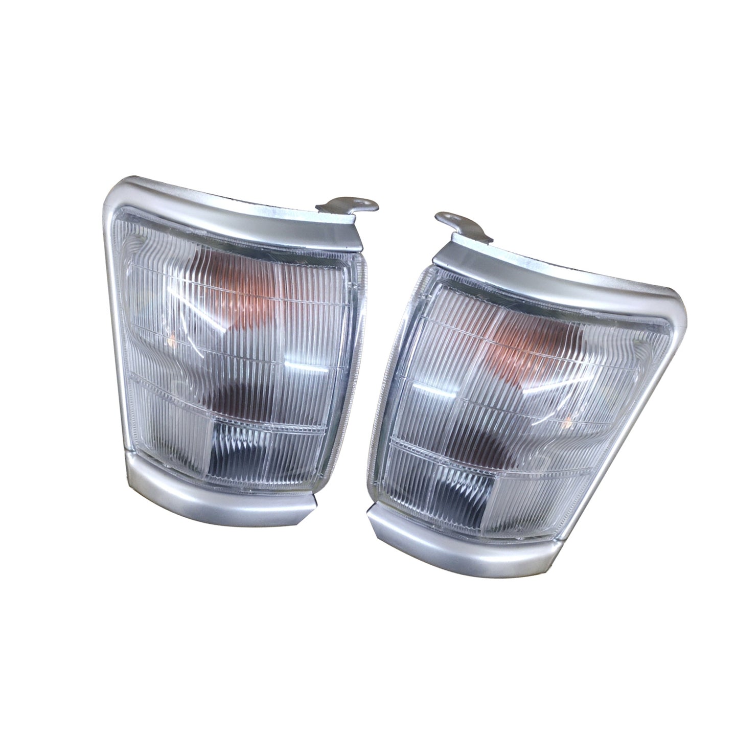 {{ Pair Clear Corner Indicator Blinker Park Lights Suitable for 97-01 Toyota Hilux }} - Buy Car Parts Online at {{ Kaka Auto Parts }}.
