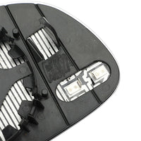Left Side Heated Mirror Glass With Back Base Suitable For Audi A3 / A4 / S4 / A5 / S5