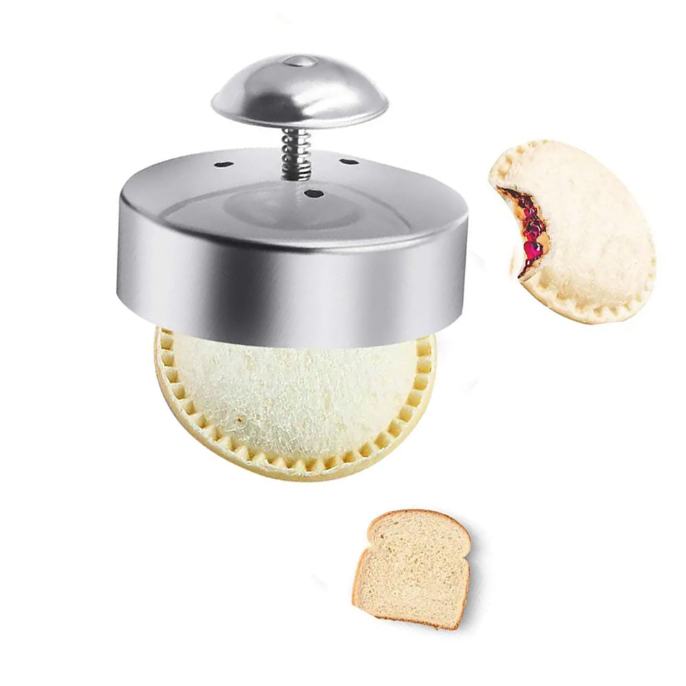 Uncrustable Sandwich Cutter Sealer Maker 304 Stainless Steel 3. 5 inch for Kids
