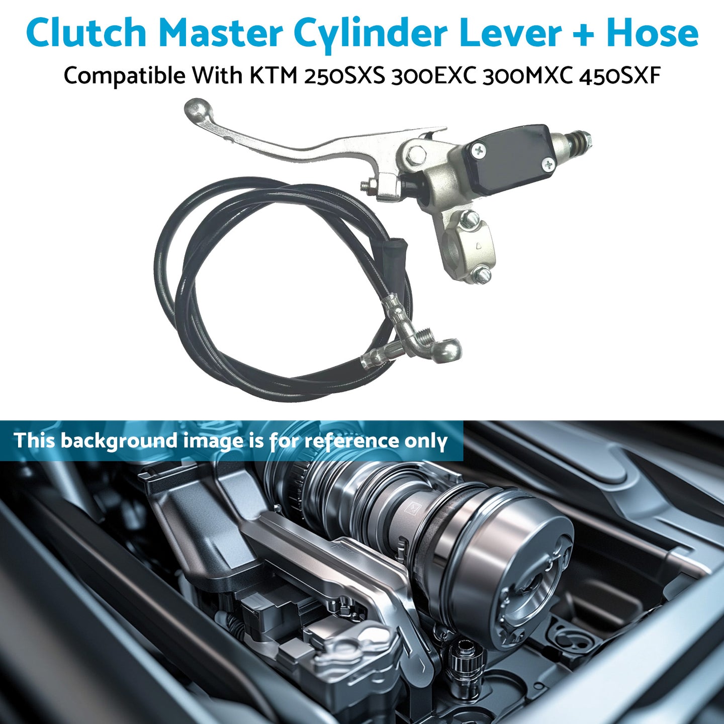 {{ Clutch Master Cylinder Lever + Hose Suitable For KTM 250SXS 300EXC 300MXC 450SXF }} - Buy Car Parts Online at {{ Kaka Auto Parts }}.