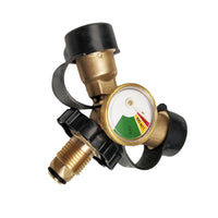 {{ LPG Bottle POL Dual Outlet Adapter  inch Y inch  Configuration with Gas Level Gauge }} - Buy Car Parts Online at {{ Kaka Auto Parts }}.