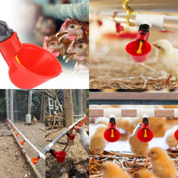 {{ 20x Poultry Chicken Automatic Drinker Cup Waterer Chook Bird Water Feeder Set }} - Buy Car Parts Online at {{ Kaka Auto Parts }}.