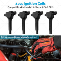 {{ 4x Ignition Coil Suitable for Mazda 2 6 Mazda 3 SP20 SP25 CX-3 CX-5 CX-9 }} - Buy Car Parts Online at {{ Kaka Auto Parts }}.