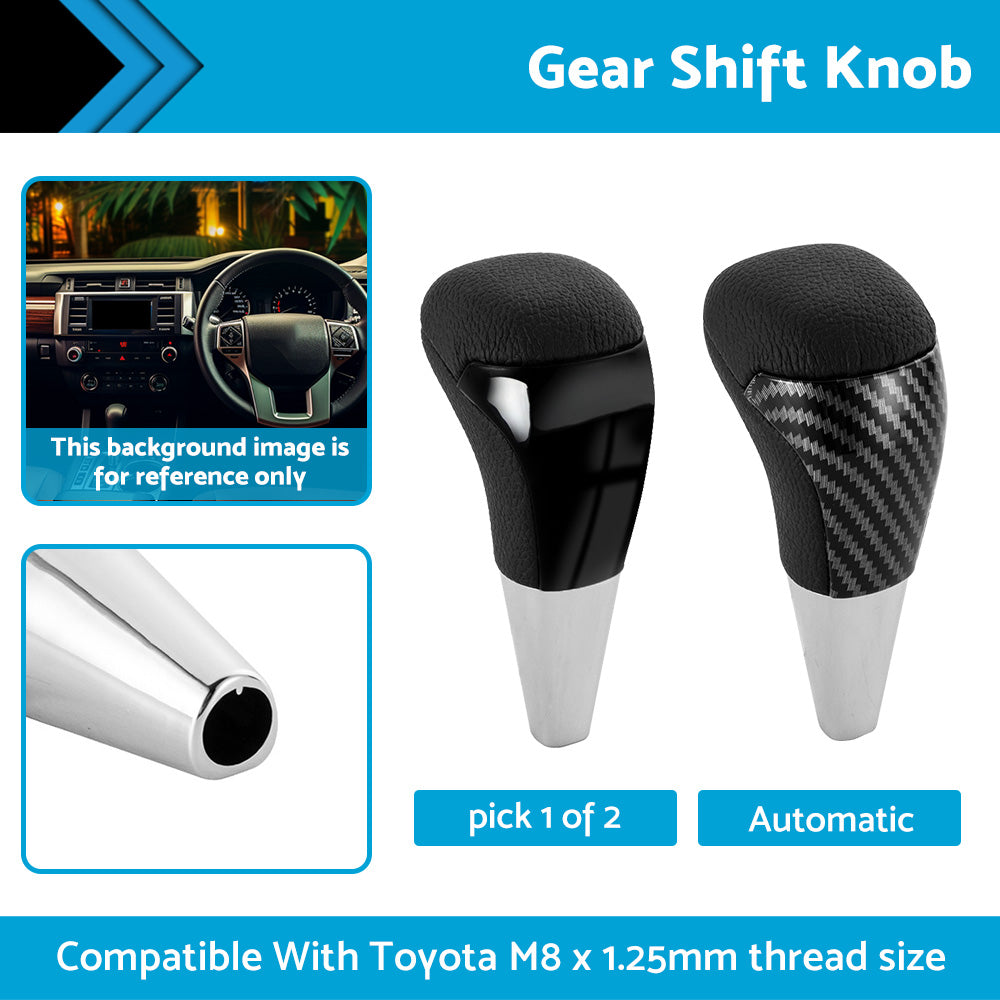 {{ Automatic Car Gear Stick Shift Knob Suitable For Toyota M8 x 1. 25mm thread size }} - Buy Car Parts Online at {{ Kaka Auto Parts }}.