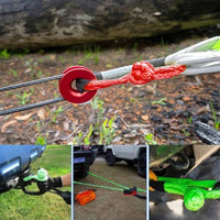 Recovery Ring Snatch Block Pulley 34749bs  and  Soft Shackle Tow Winch Rope Straps