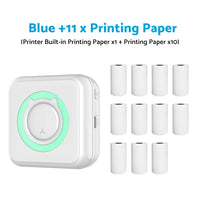 Mini Pocket Thermal Printer Suitable For Wireless Bluetooth Photo Paper Inkless Printing