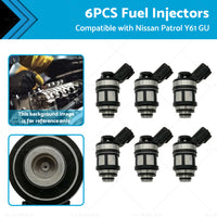 {{ 6PCS Fuel Injectors Suitable for Nissan Patrol GU Y61 4. 5L 1997-2001 16600-38Y10 }} - Buy Car Parts Online at {{ Kaka Auto Parts }}.