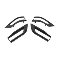 4x Gloss Tail Light Cover Trim Bezel Suitable For Jeep Grand Cherokee 2014-2020