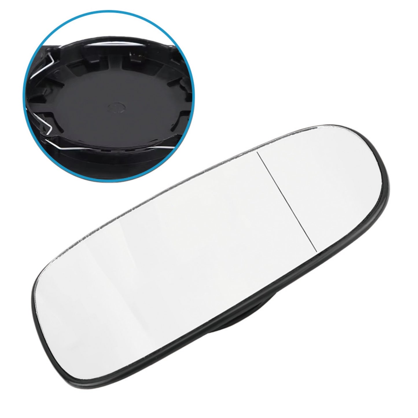 Mirror Glass with Heated Left Hand Passenger Side Suitable For Saab 9-5 9-3 93