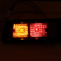 2x Rear Bumper Reflector Lamps Suitable For Toyota Land Cruiser Prado J90 / J95 LR