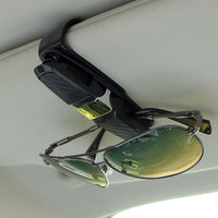 4x Luxury Car Sunglasses Holder Visor Clip Sun Ticket Card Mount