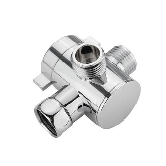 compare product 1 2 in Three Way T-adapter Valve For Toilet Bidet Shower Head Diverter Valve