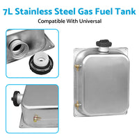 {{ 7L Stainless Steel Gas Fuel Tank Emergency Backup Suitable For Webasto Heater }} - Buy Car Parts Online at {{ Kaka Auto Parts }}.