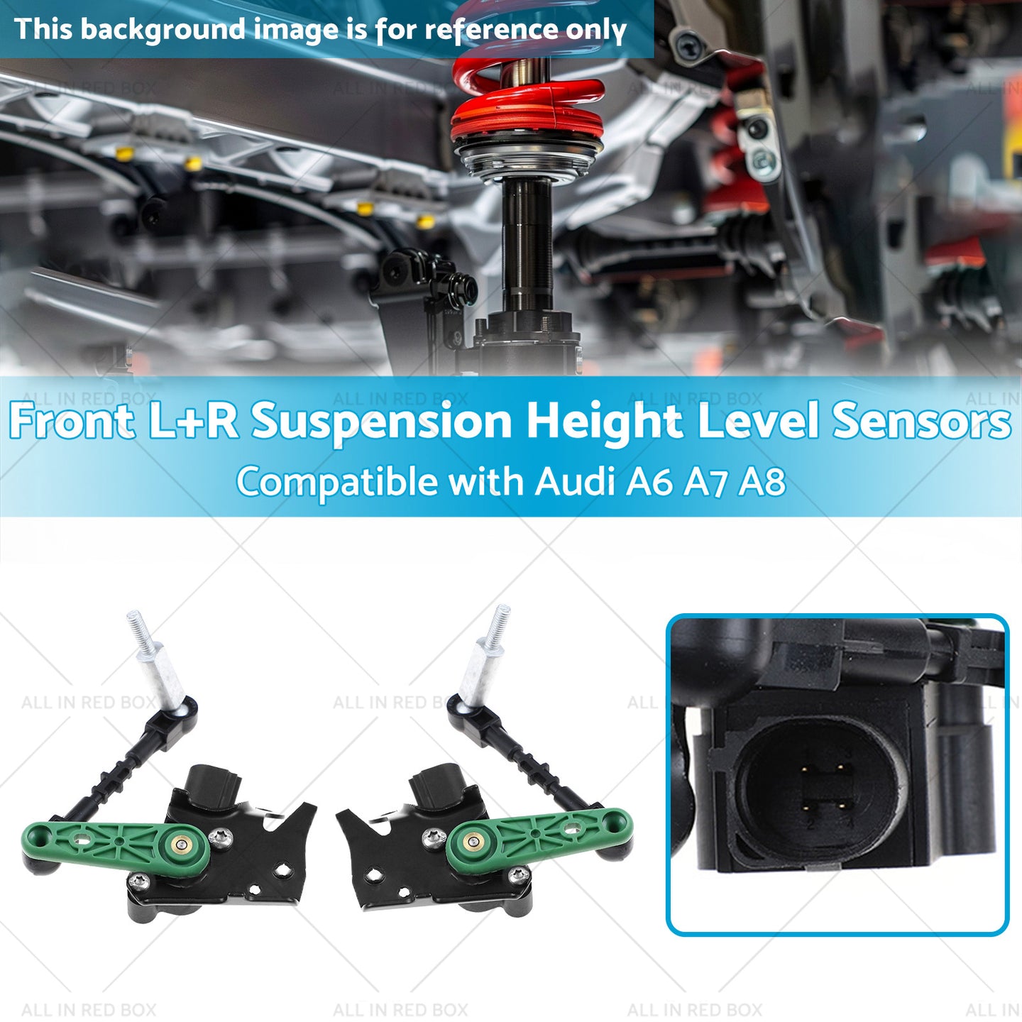 {{ Front LR Suspension Height Level Sensors 4H0941285G Suitable for Audi A6 A7 A8 }} - Buy Car Parts Online at {{ Kaka Auto Parts }}.