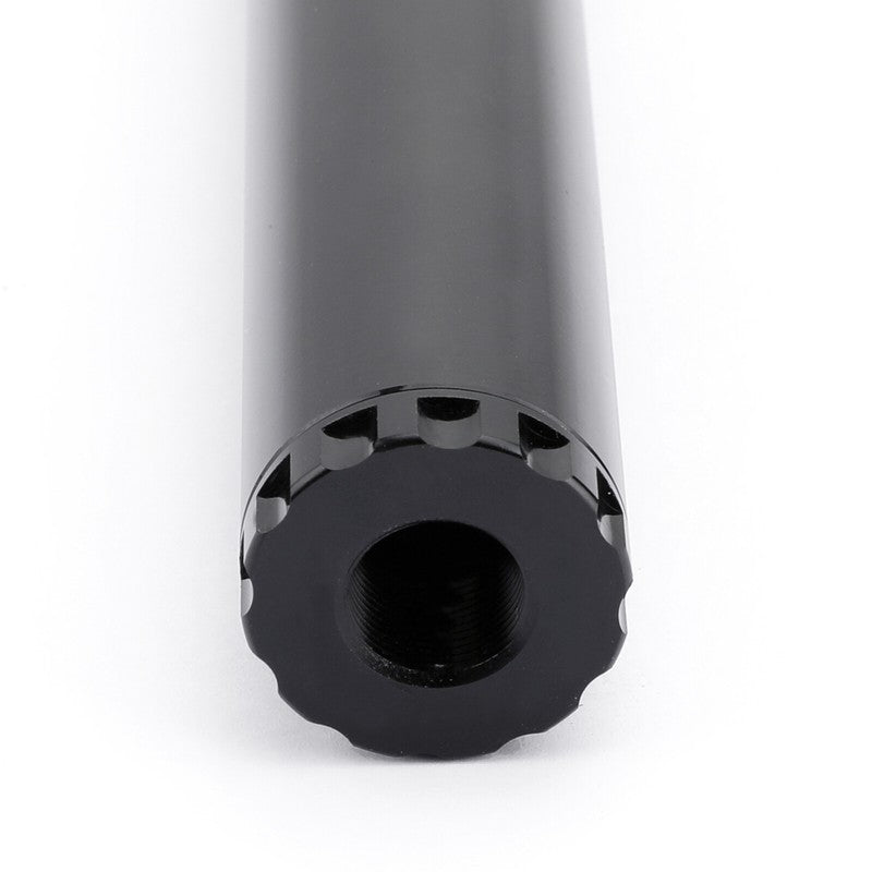 1x6 Aluminum Inline Fuel Filter 1/2-28 Suitable For Universal Car Use Black