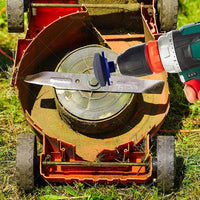 {{ Lawn Mower Blade Sharpener Rotary Stone Grindstone Sharpening Drill Tool }} - Buy Car Parts Online at {{ Kaka Auto Parts }}.