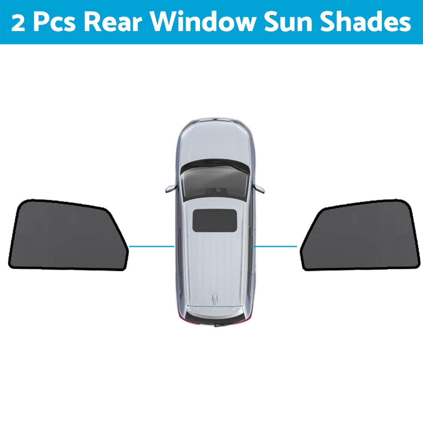 {{ Magnetic Mesh Sun Blind Shades Suitable for Audi Q5 FY 2017-2025 On Front Rear }} - Buy Car Parts Online at {{ Kaka Auto Parts }}.