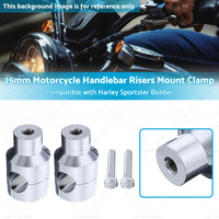 {{ 1inch Motorcycle Handlebar Risers Mount Clamp 25mm Suitable for Harley Sportster }} - Buy Car Parts Online at {{ Kaka Auto Parts }}.