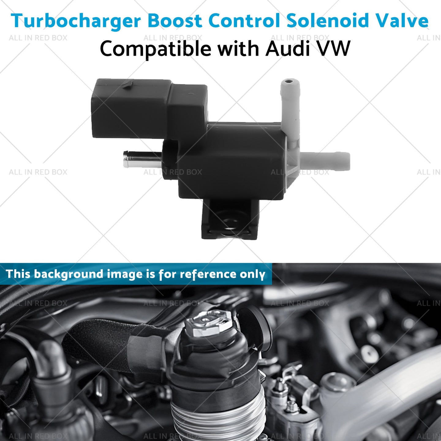 {{ Turbocharger Boost Control Solenoid Valve Suitable for Audi VW 06F906283F }} - Buy Car Parts Online at {{ Kaka Auto Parts }}.