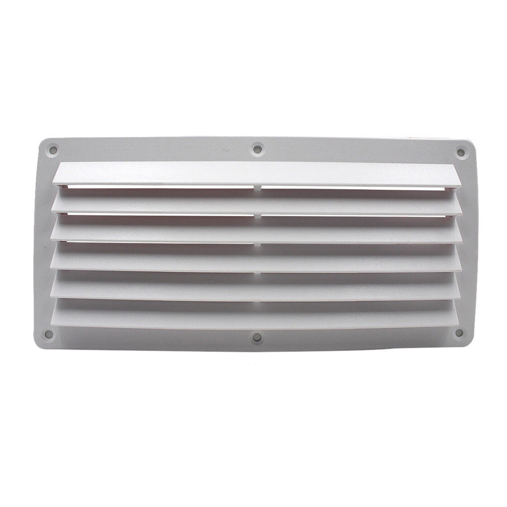 Rectangular Louvered Air Vent or Dent Vent For Caravan RV Boat Marine 260 x 125mm