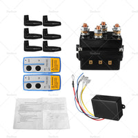 {{ 500A 12V HD Electric Contactor Winch Solenoid Twin Wireless Remote Recovery 4x4 }} - Buy Car Parts Online at {{ Kaka Auto Parts }}.