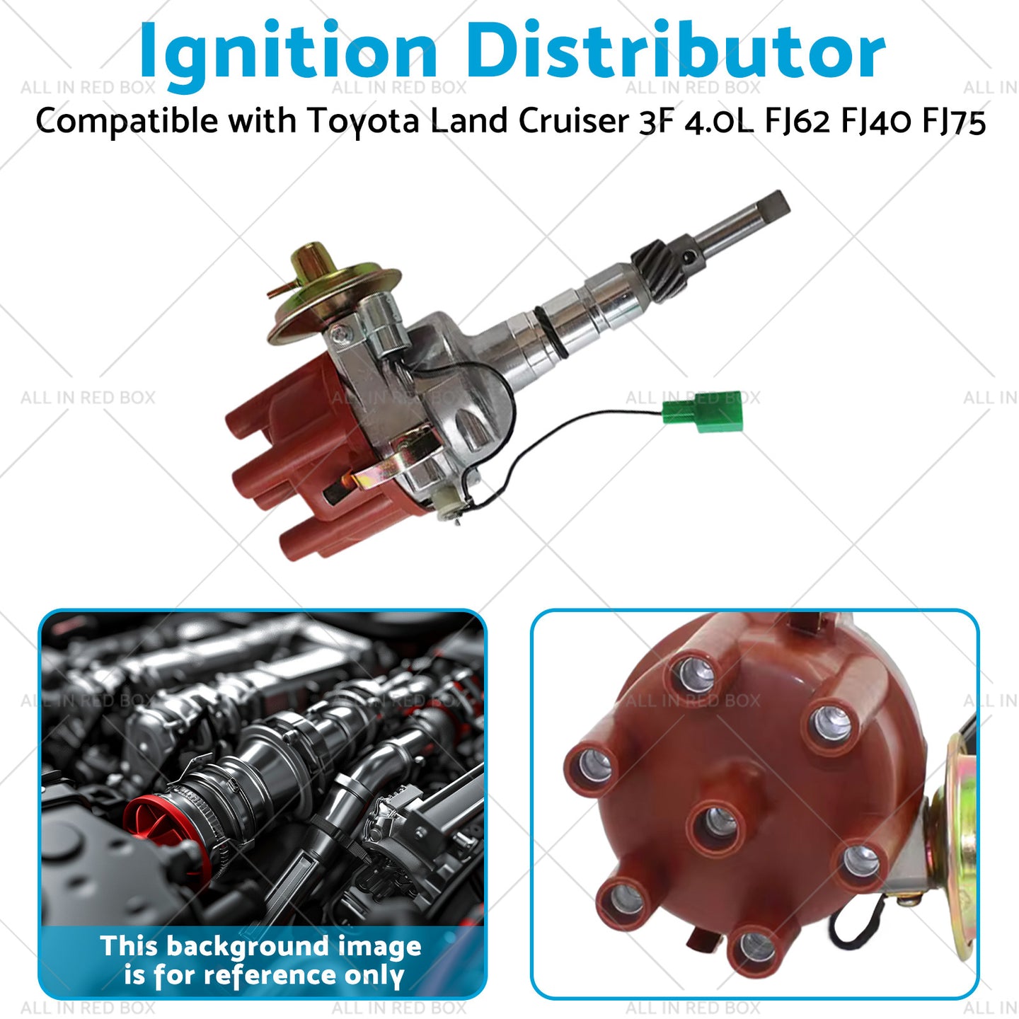 {{ 19100-61180 Distributor Suitable for Toyota Land Cruiser 3F 4. 0L FJ62 FJ40 FJ75 }} - Buy Car Parts Online at {{ Kaka Auto Parts }}.