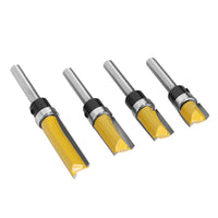 {{ 4pcs 1 4 Shank Top Bearing Flush Trim Pattern Router Bit Set Milling Cutter Kit }} - Buy Car Parts Online at {{ Kaka Auto Parts }}.