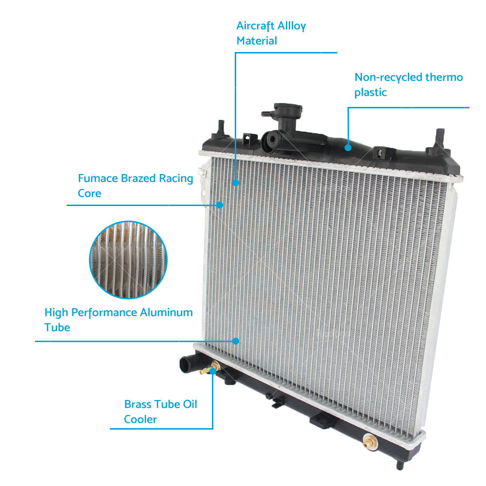 {{ STANDARD RADIATOR Fit HYUNDAI GETZ BU  or  TB 1. 4L 1. 6L 2002 ON AUTO MANUAL }} - Buy Car Parts Online at {{ Kaka Auto Parts }}.