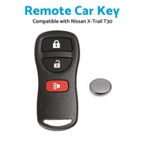 Remote Flip Car Key Suitable for Nissan X-Trail T30 2002-2007 433MHz Replacement