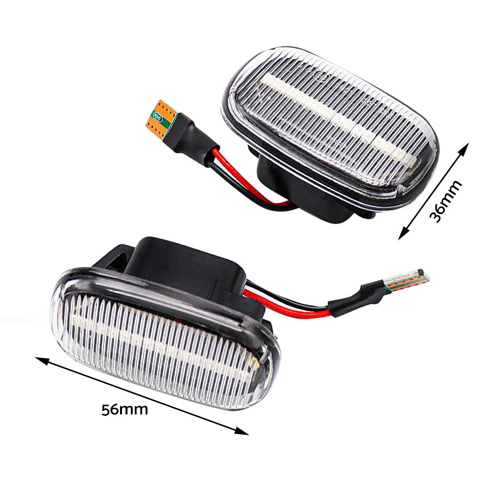 2x LED Side Indicator Lights Suitable For Toyota Hilux Yaris Corolla RAV4 Lexus Models