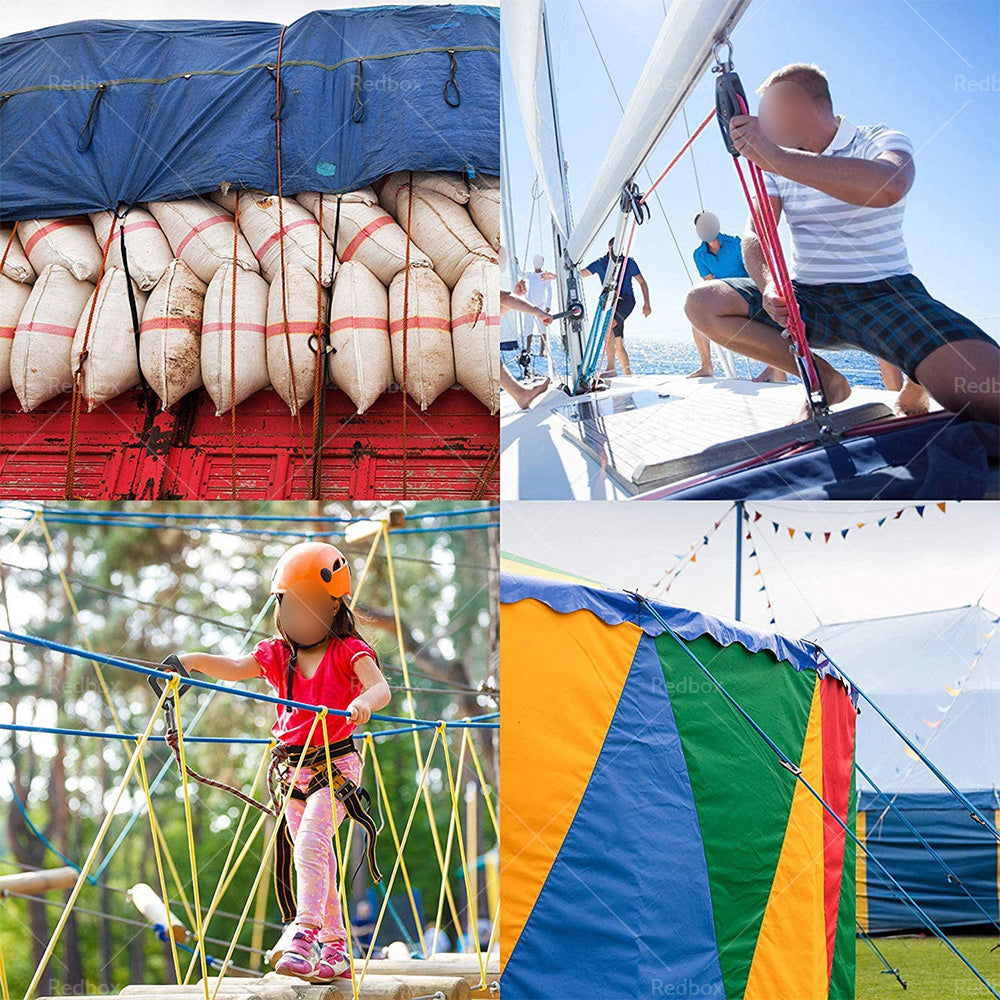 {{ Static Rescue Rope Suitable For Climbing Hiking Camping Lifesaving Rappelling }} - Buy Car Parts Online at {{ Kaka Auto Parts }}.