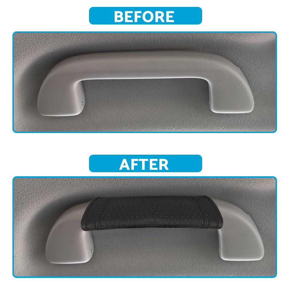 {{ 2pcs Universal Car Accessories Faux Leather Door Handle Cover Soft Car Handle }} - Buy Car Parts Online at {{ Kaka Auto Parts }}.