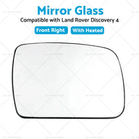 {{ Right Side Mirror Glass Suitable for Land Rover Discovery 4 2009 -2013 w  Heated }} - Buy Car Parts Online at {{ Kaka Auto Parts }}.