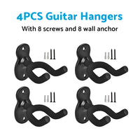 Guitar Hanger Display Wall Mount Holder Hook Rack Bracket Padded Instrument