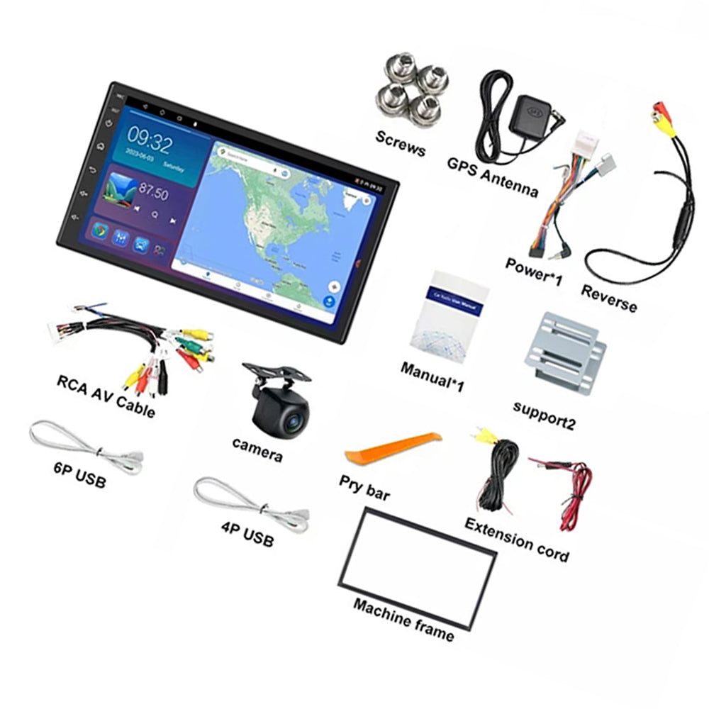 7 inch Wireless CarPlay Android Auto Head Unit Suitable for Nissan Dualis J10