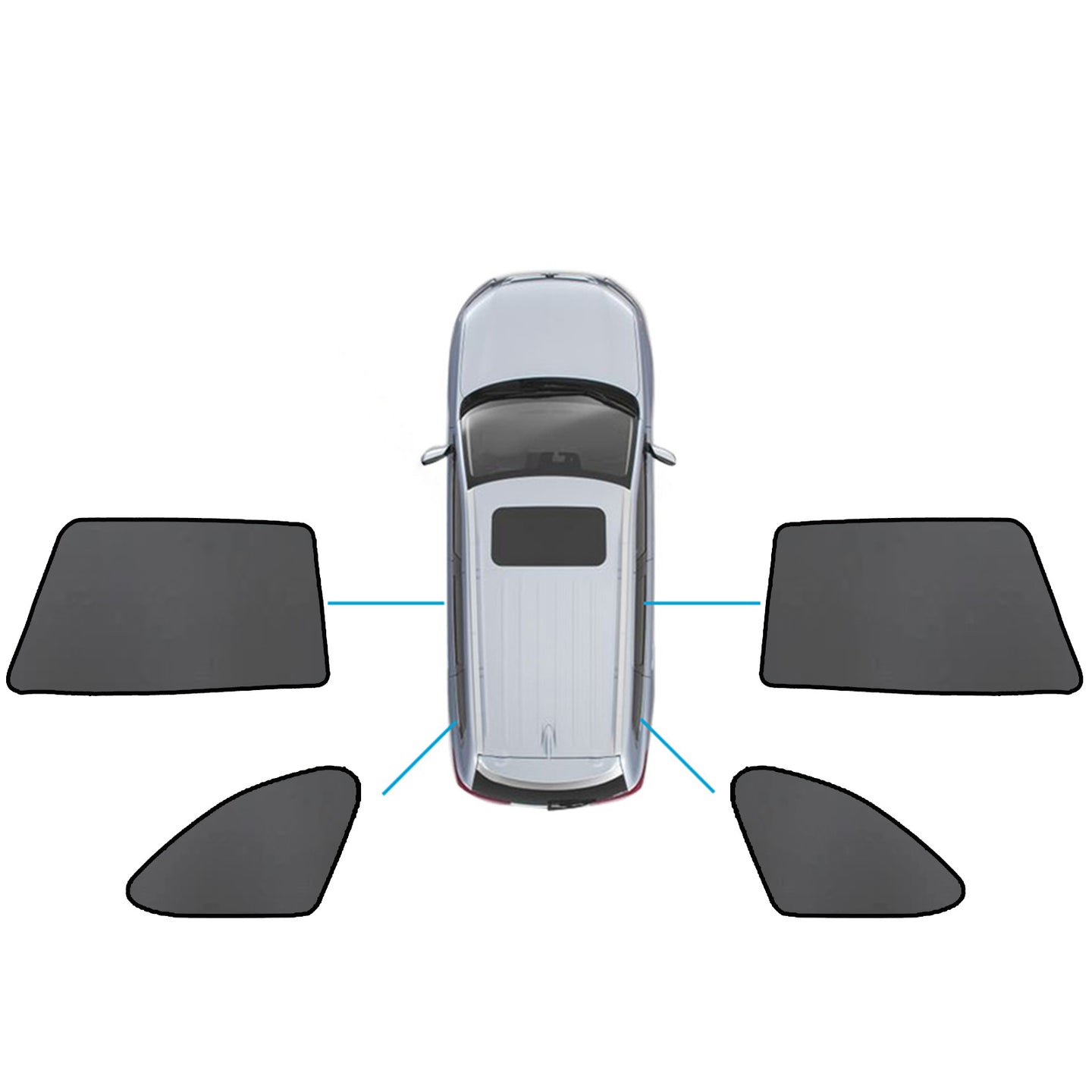 {{ Magnetic Mesh Sun Blind Shade Suitable for Subaru Outback 20-25 On Front / Rear }} - Buy Car Parts Online at {{ Kaka Auto Parts }}.