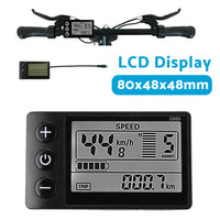 LCD Display Suitable For Electric Bike S866 24V/36V/48V – Waterproof Plug Fit For Ebike & Scooter