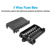 7-Way Multi Fuse Block Box Holder With 9x 12-32V Fuses Suitable For Car & Auto