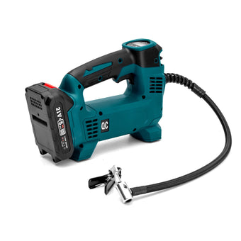 compare product Cordless Portable Tyre Inflator Pump With Battery Charger Suitable For Makita 18V Battery