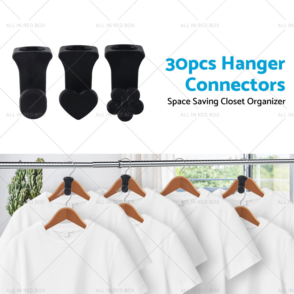 {{ 30PCS Closet Clothes Hanger Connector Hook Closet Space Organizer Space Saving }} - Buy Car Parts Online at {{ Kaka Auto Parts }}.
