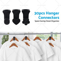 {{ 30PCS Closet Clothes Hanger Connector Hook Closet Space Organizer Space Saving }} - Buy Car Parts Online at {{ Kaka Auto Parts }}.