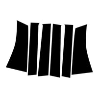 Window Pillar Posts Trim Door Cover Suitable For Mitsubishi Pajero Sport 2015–2023